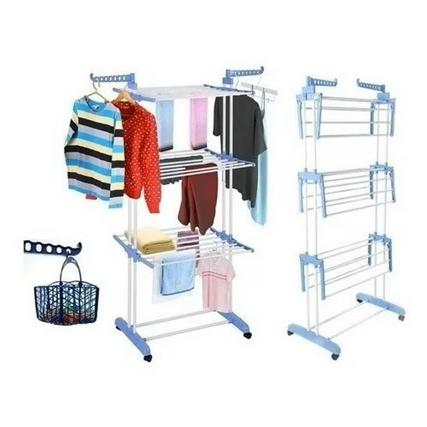 Tendedero Organizador  Ropa Plegable3niv